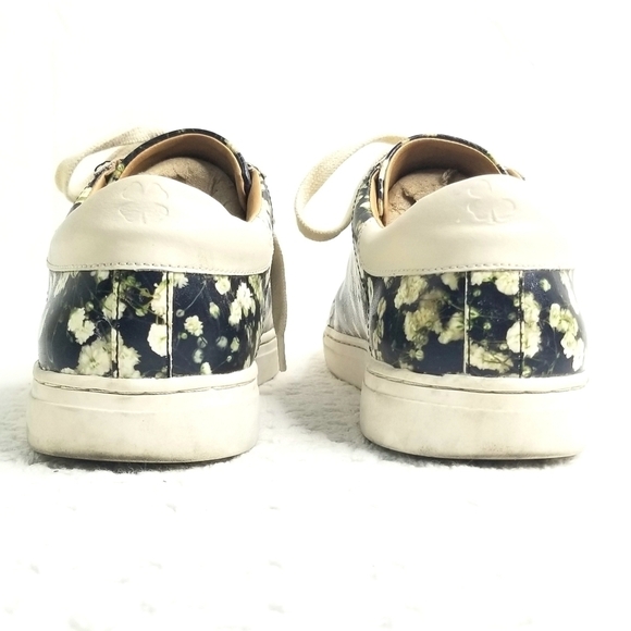Lucky Brand Women's Lotus Floral Lace Up Leather Upper  Sneaker Shoes Size 8.5 - Picture 5 of 8